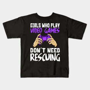 girlswhoplayvideogames Kids T-Shirt